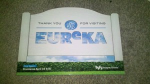 You are leaving Eureka