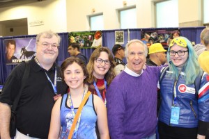 The family with Henry Winkler, RICC 2015