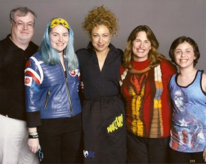 The family with Alex Kingston, RICC 2015